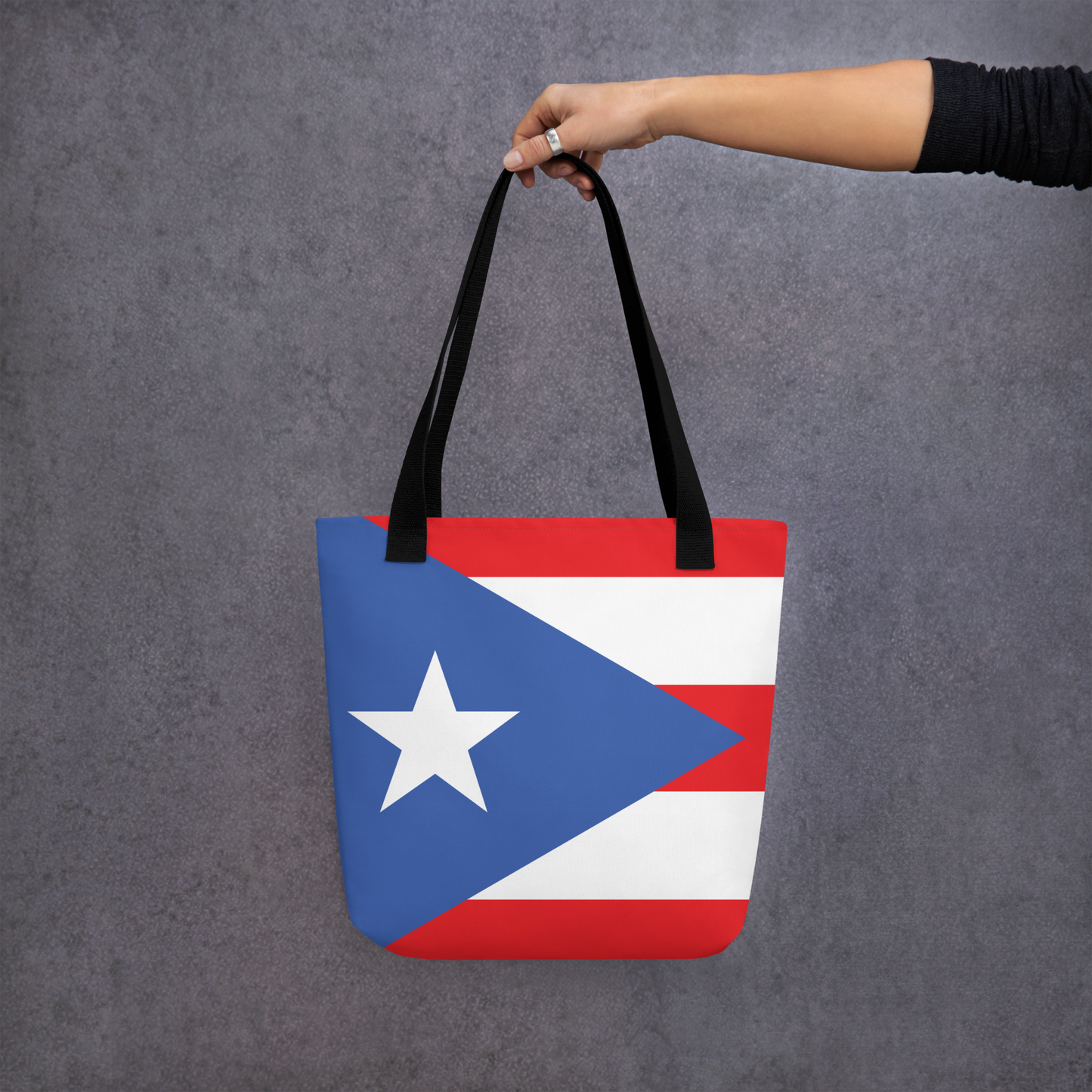 "Puerto Rico Flag" Essential Canvas Carryall