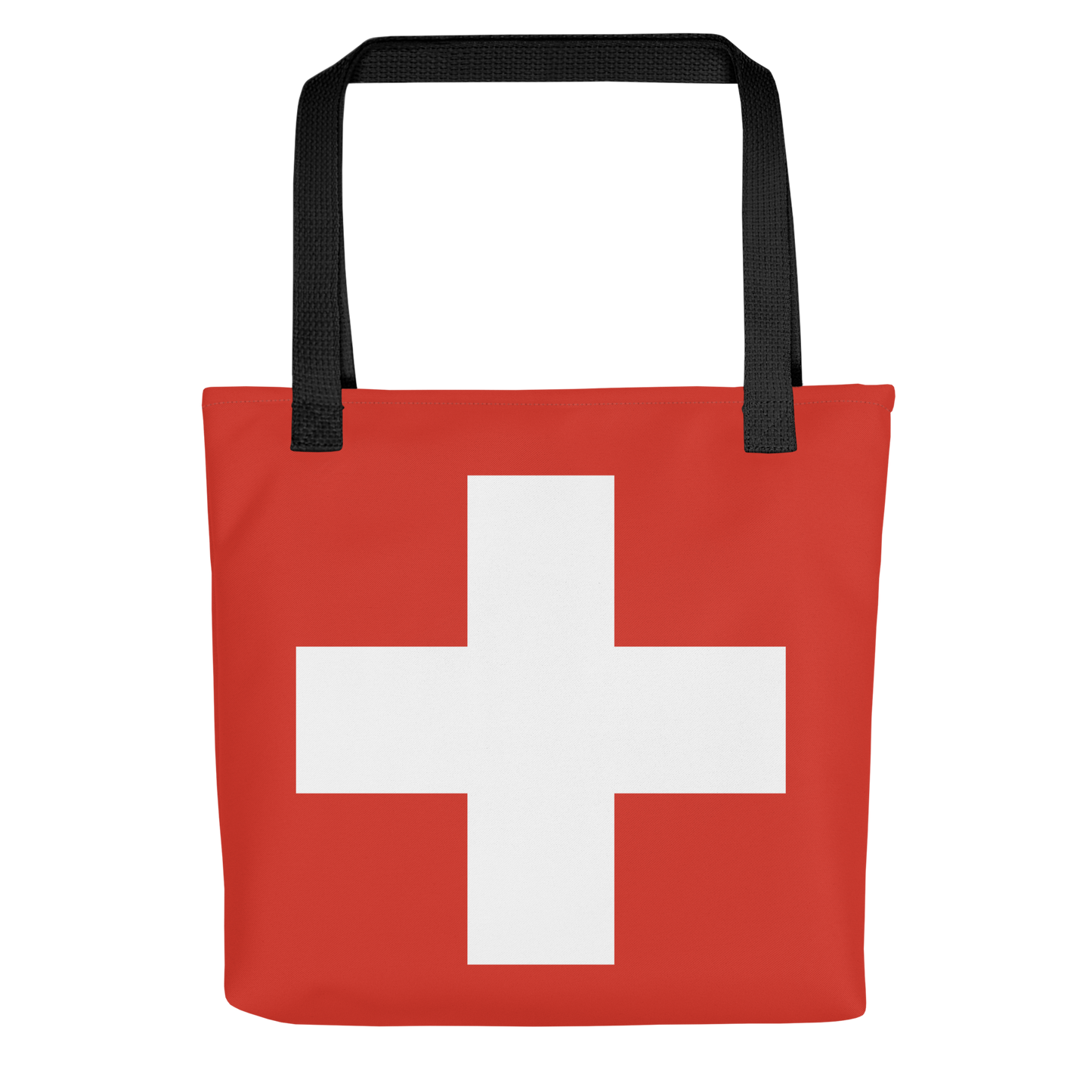 "Switzerland Flag" Essential Canvas Carryall