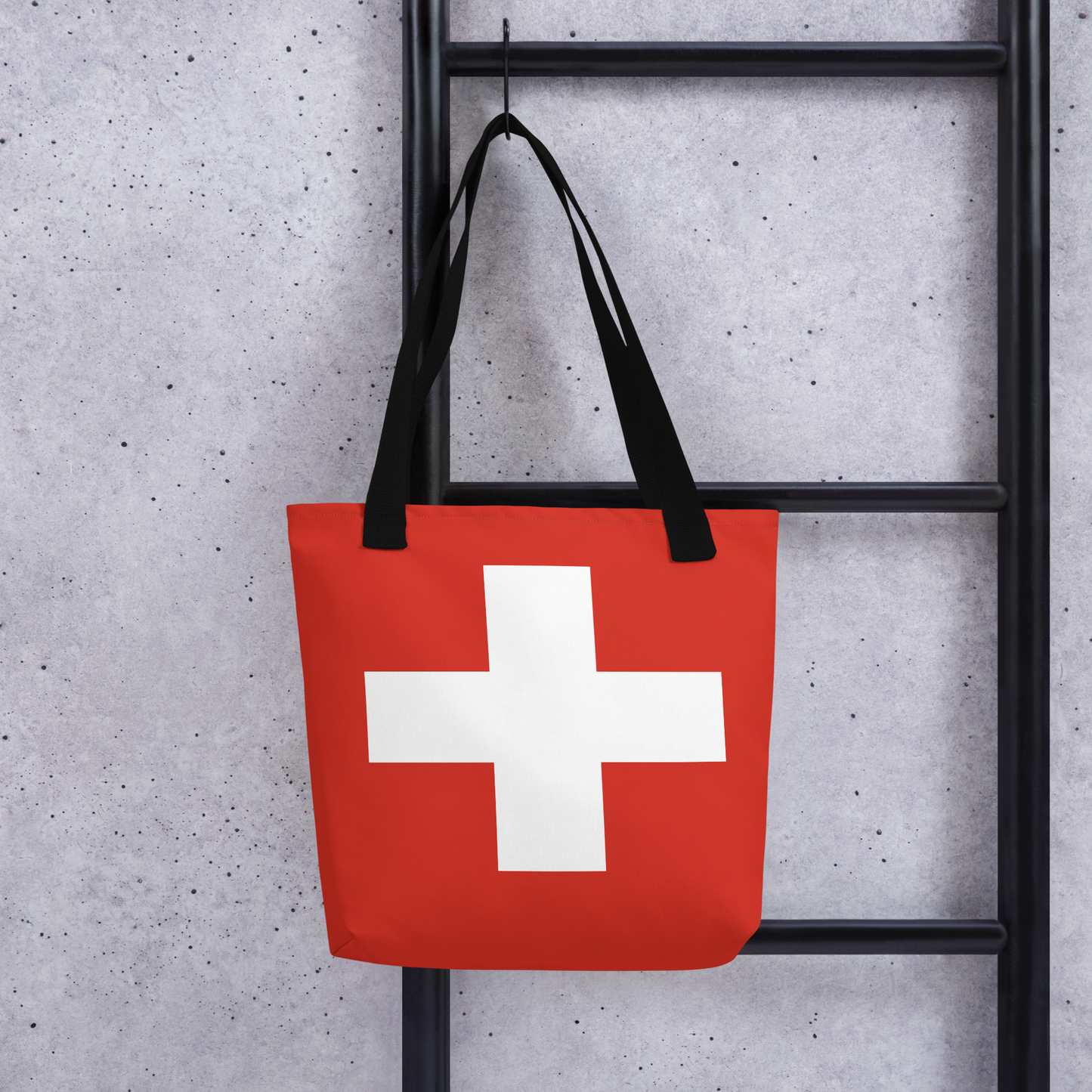 "Switzerland Flag" Essential Canvas Carryall