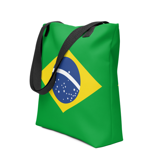 "Brazil Flag" Essential Canvas Carryall