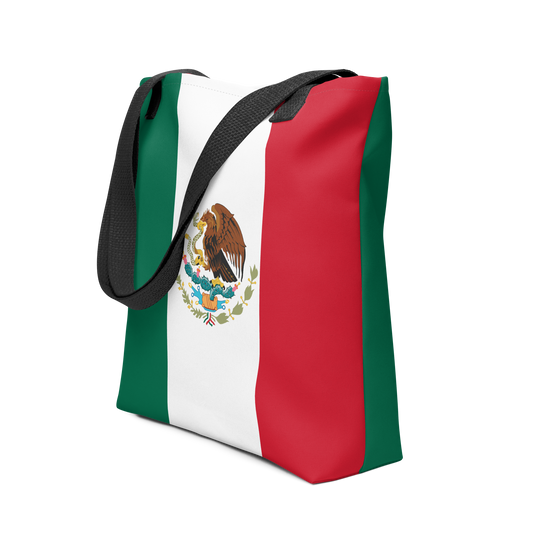 "Mexico Flag" Essential Canvas Carryall