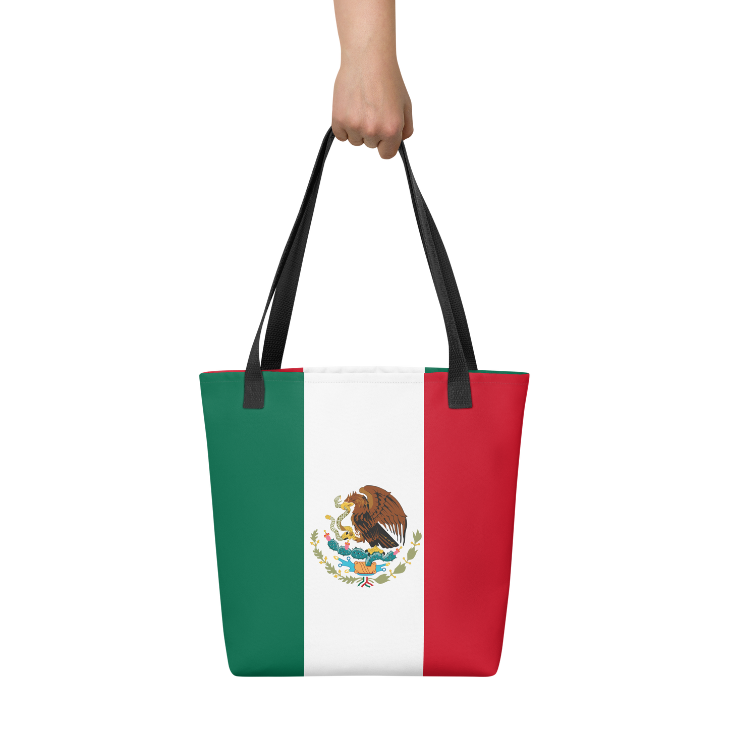 "Mexico Flag" Essential Canvas Carryall