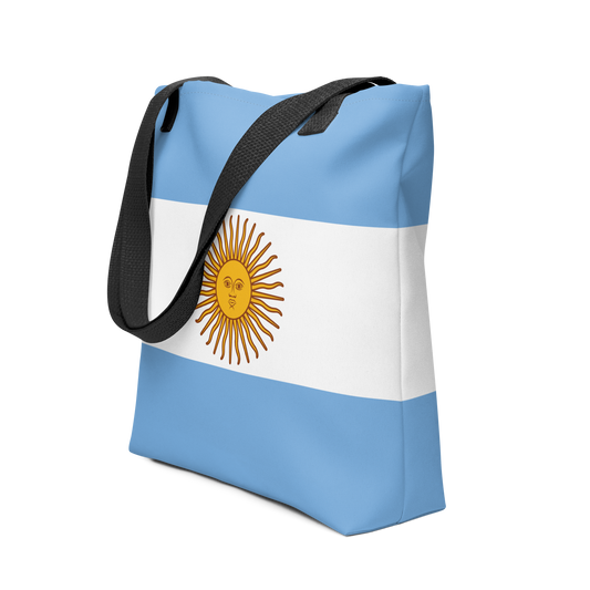 "Argentina Flag" Essential Canvas Carryall