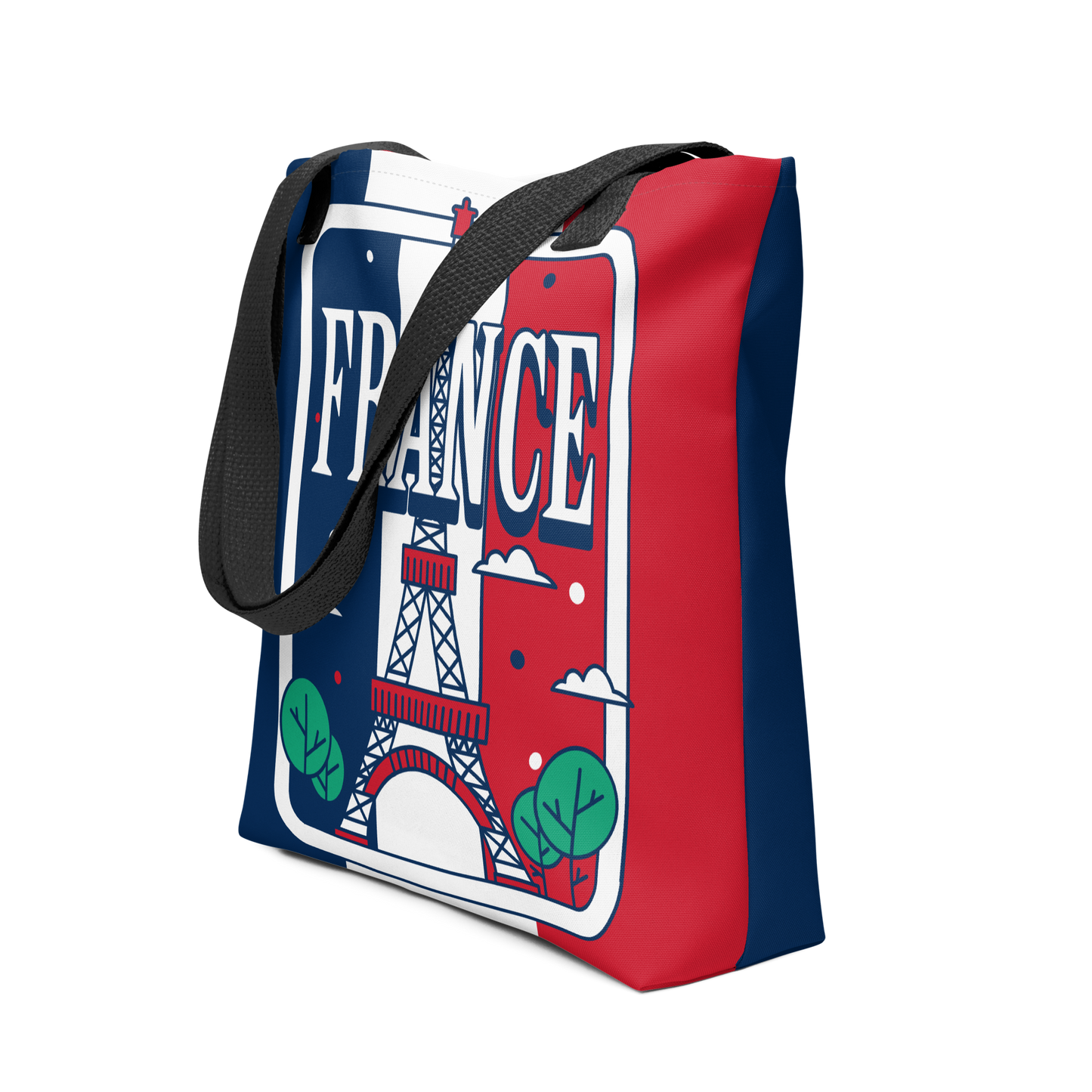 "France Flag" Essential Canvas Carryall