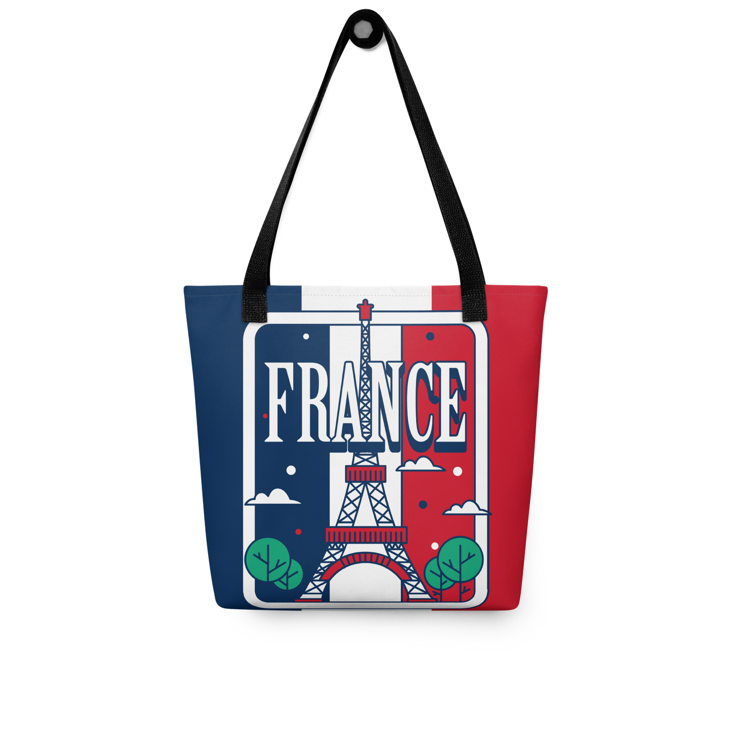 "France Flag" Essential Canvas Carryall