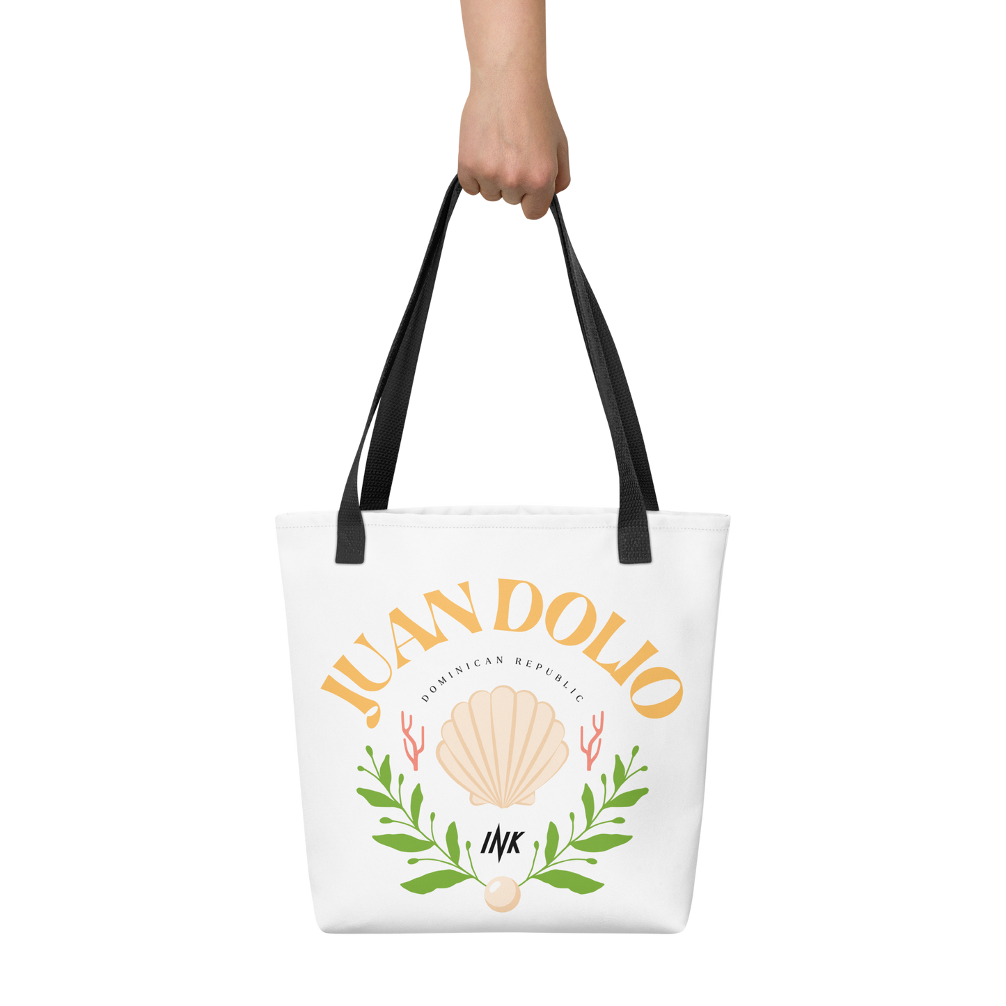 Essential Canvas Carryall with “Juan Dolio, Dominican Republic” motif