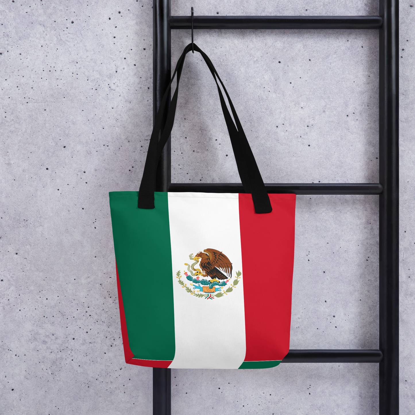 "Mexico Flag" Essential Canvas Carryall