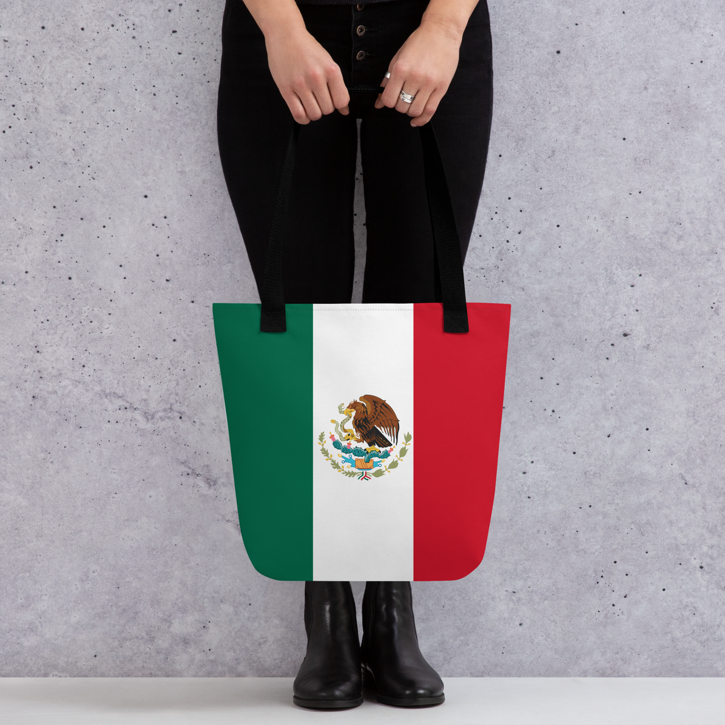 "Mexico Flag" Essential Canvas Carryall