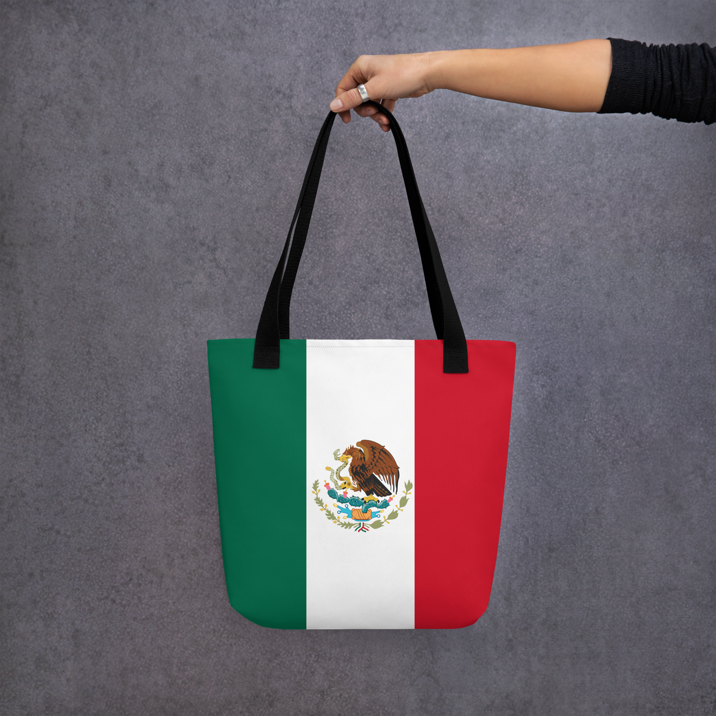 "Mexico Flag" Essential Canvas Carryall