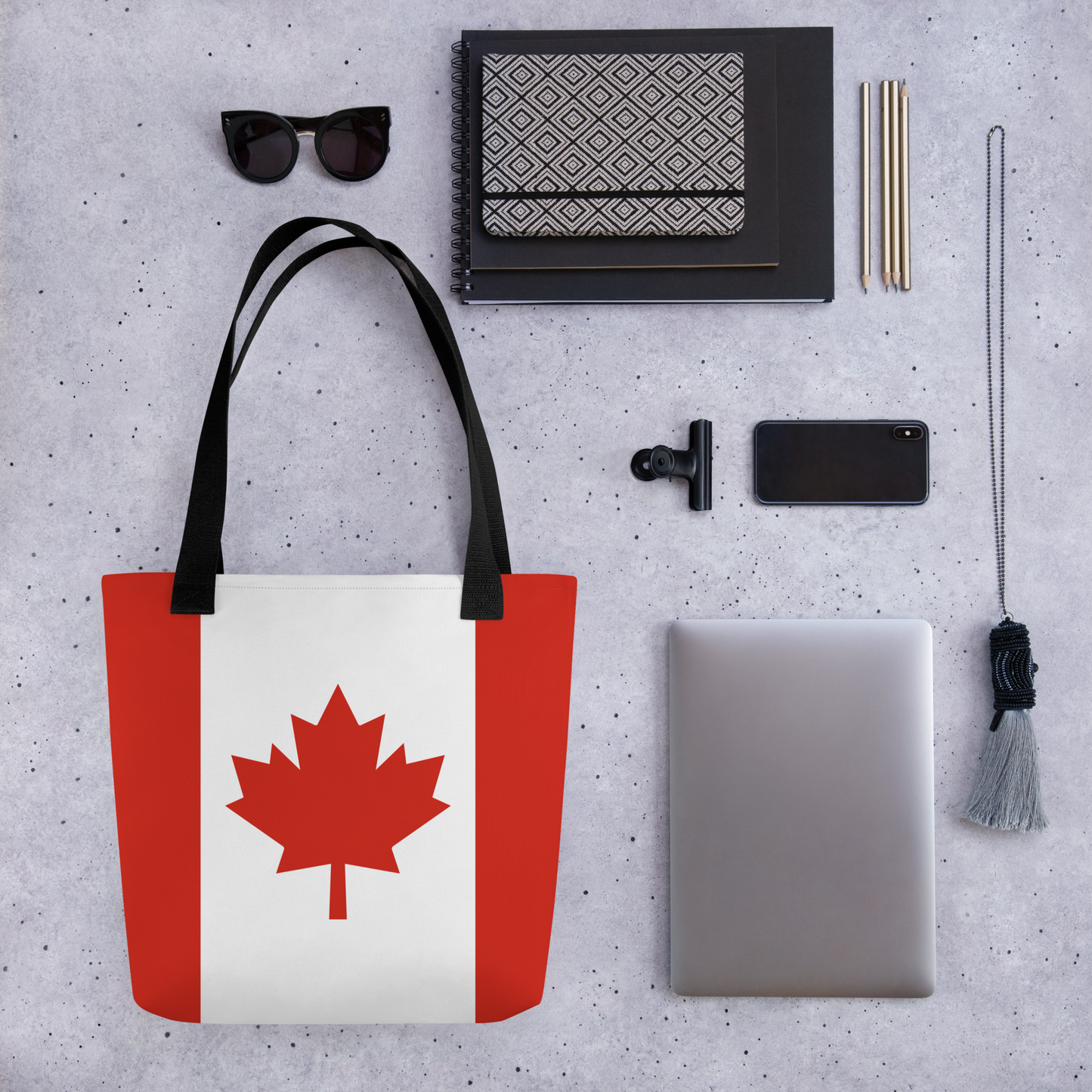 "Canada Flag" Essential Canvas Carryall