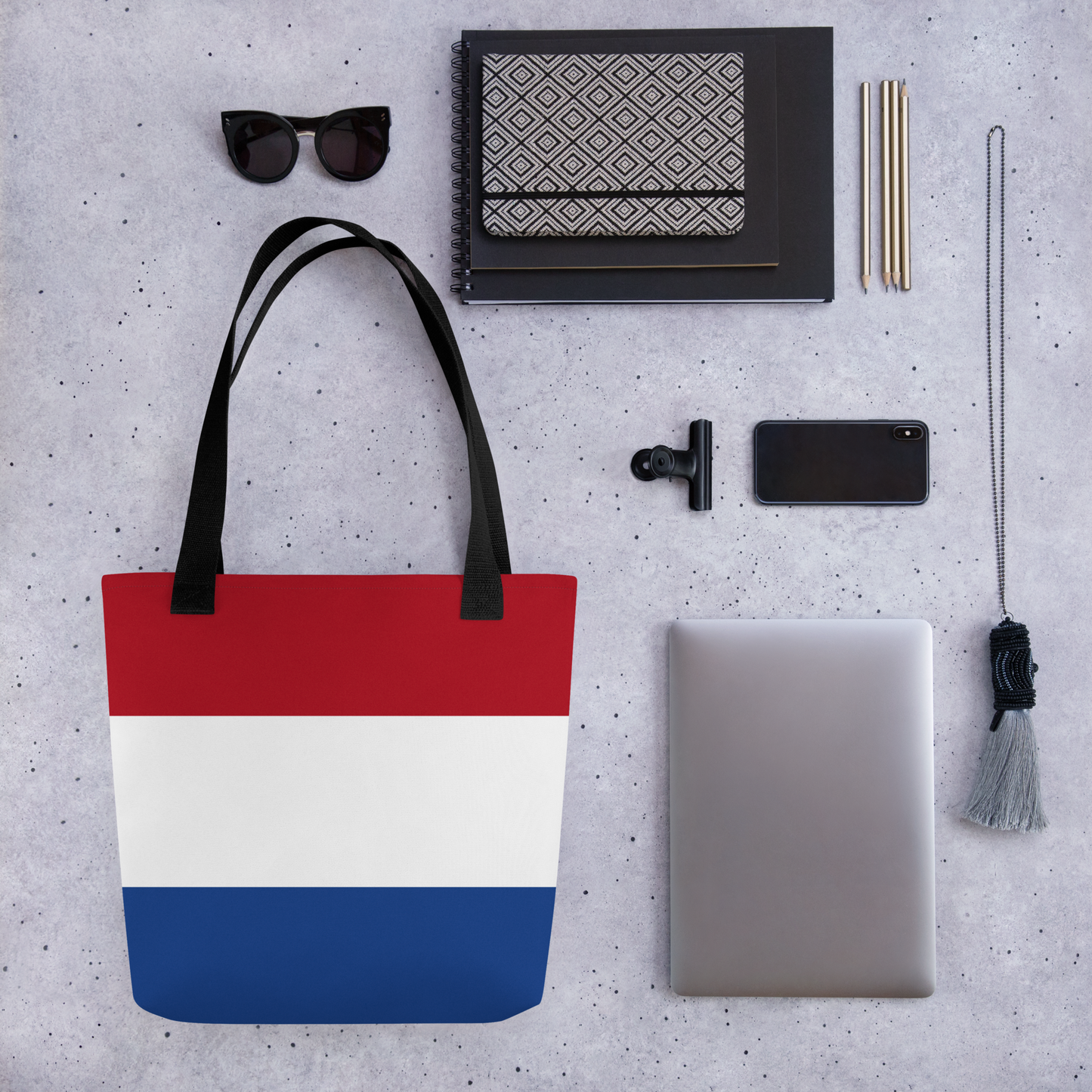 "Netherlands Flag" Essential Canvas Carryall