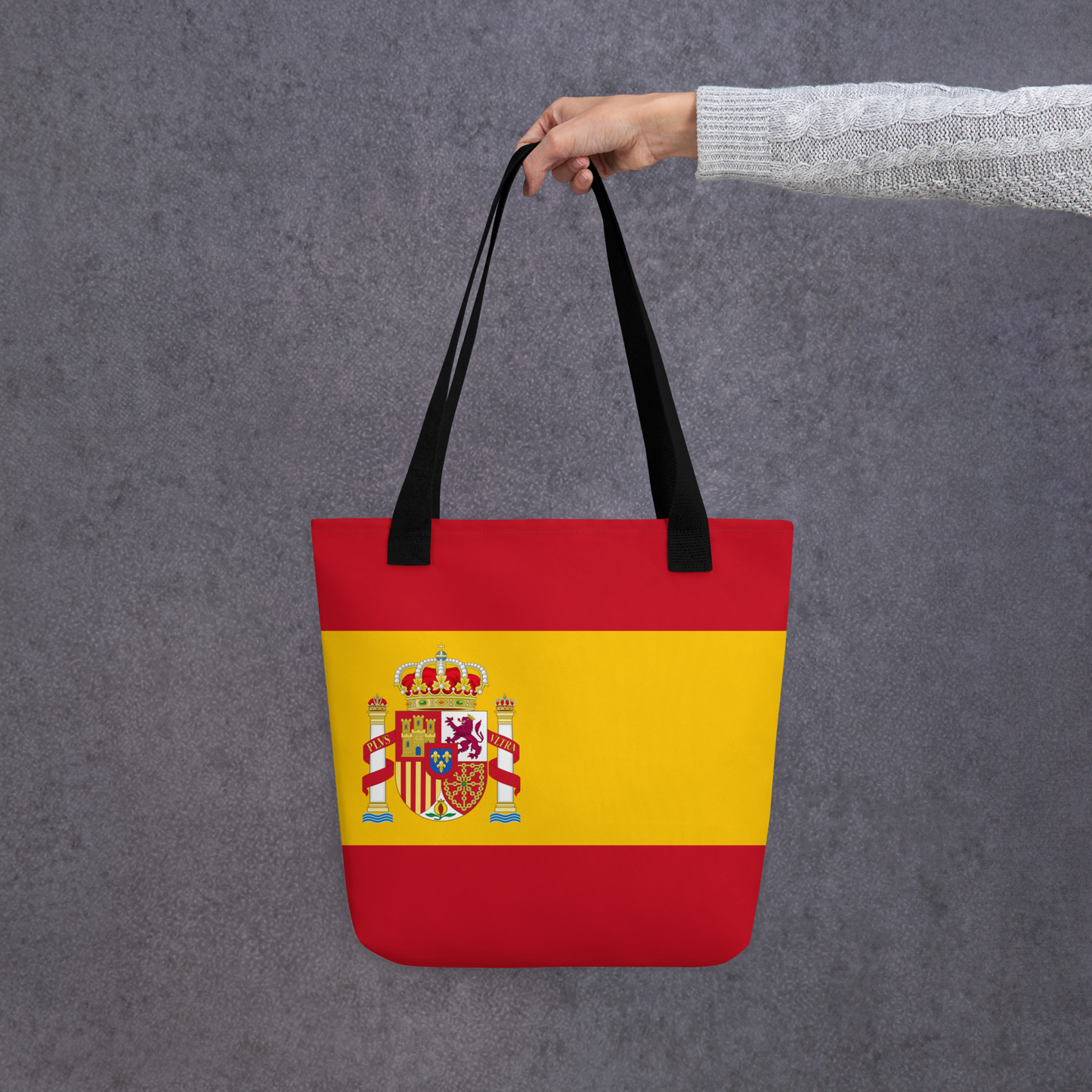 "Spain Flag" Essential Canvas Carryall