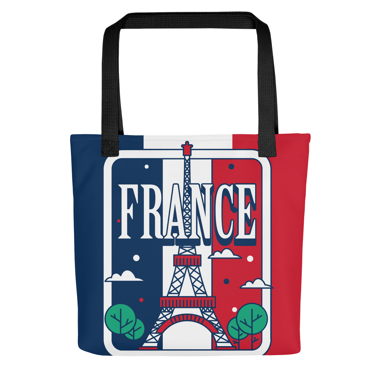 "France Flag" Essential Canvas Carryall