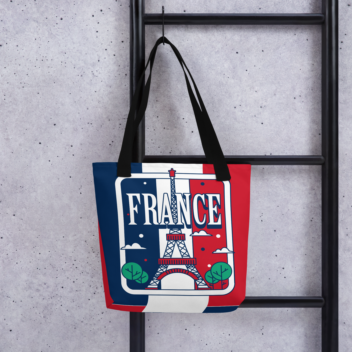 "France Flag" Essential Canvas Carryall