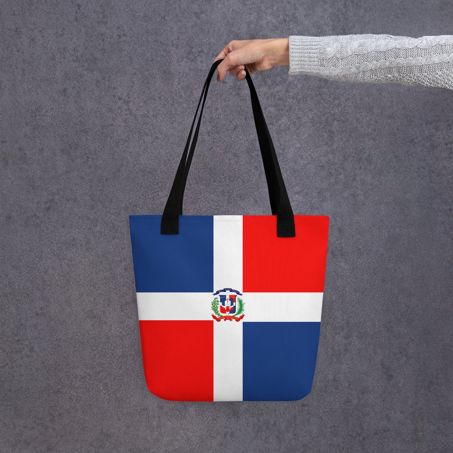 "Dominican Republic Flag" Essential Canvas Carryall