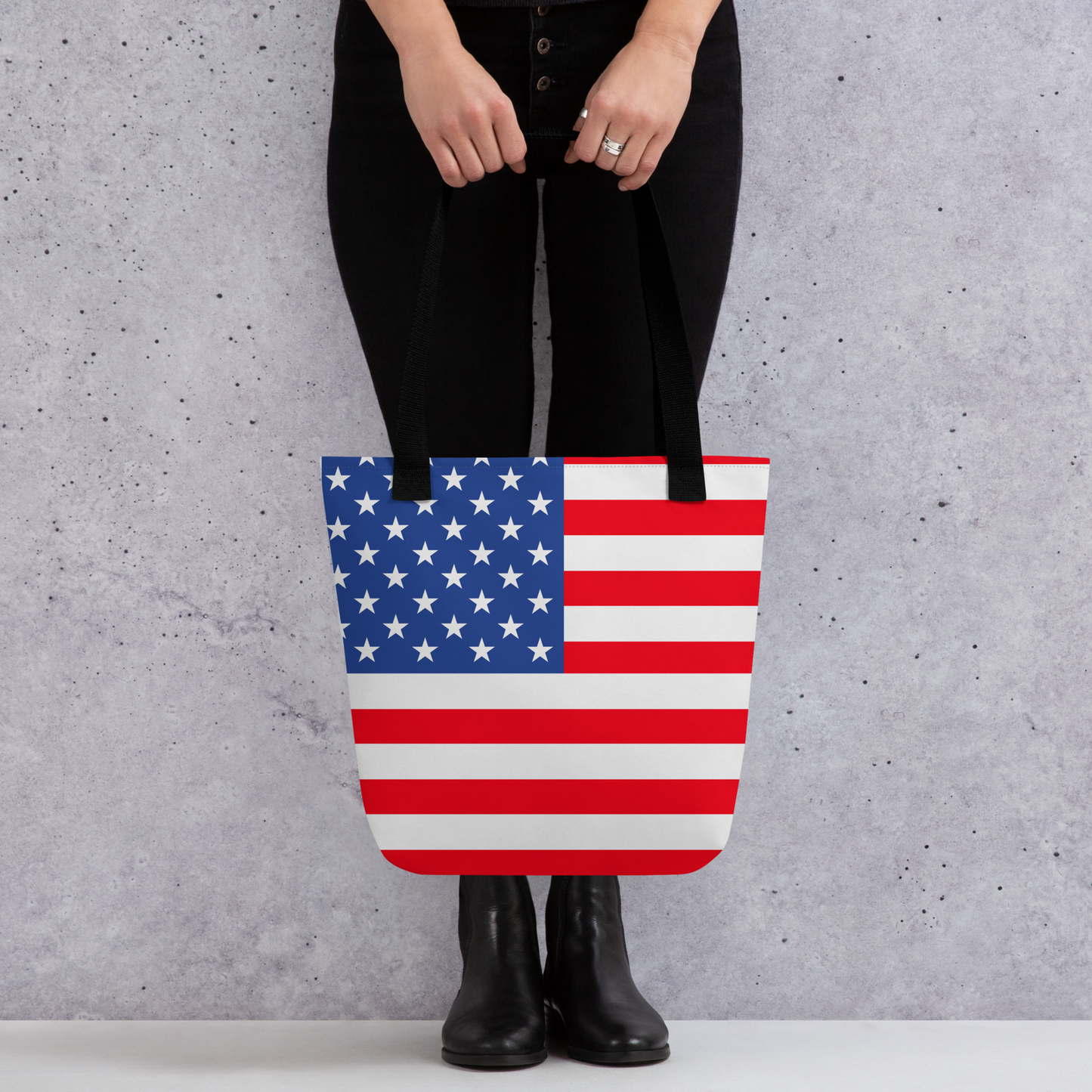 "United States Flag" Essential Canvas Carryall