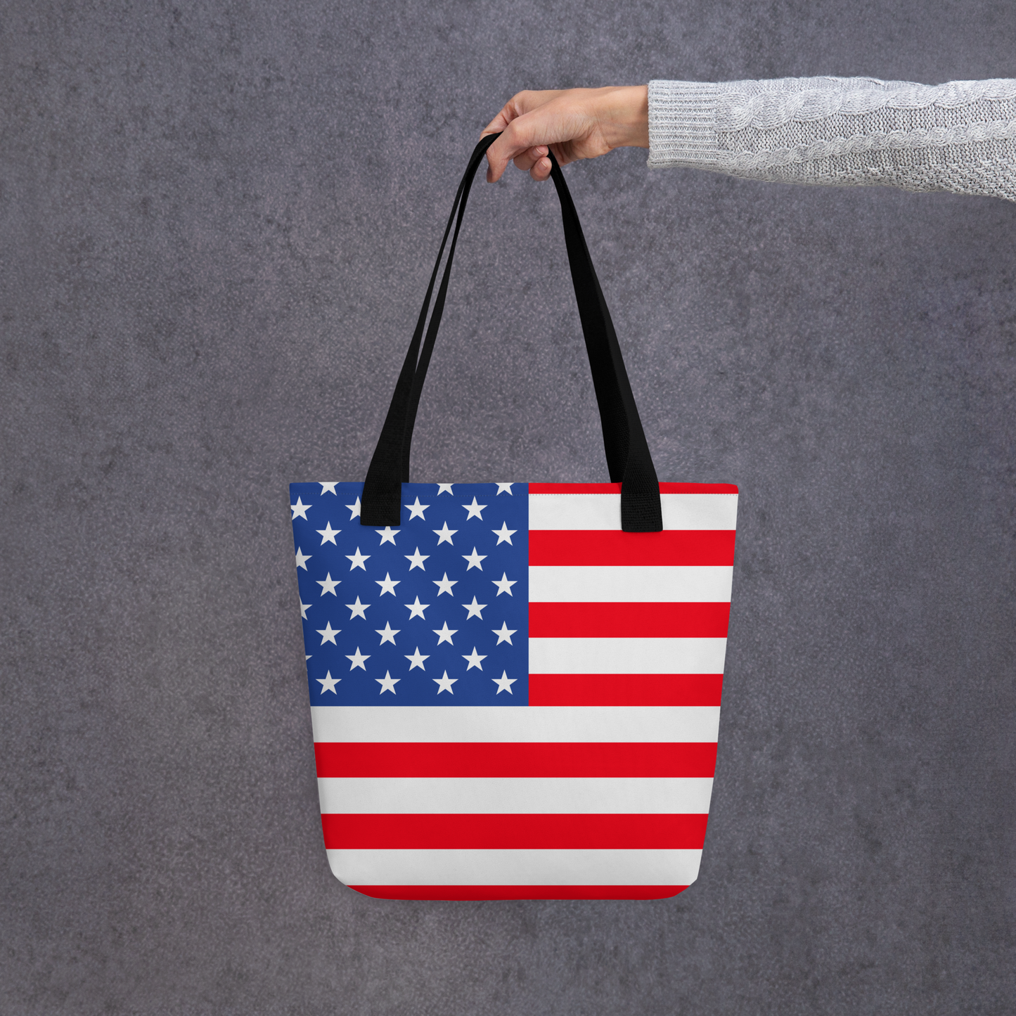 "United States Flag" Essential Canvas Carryall