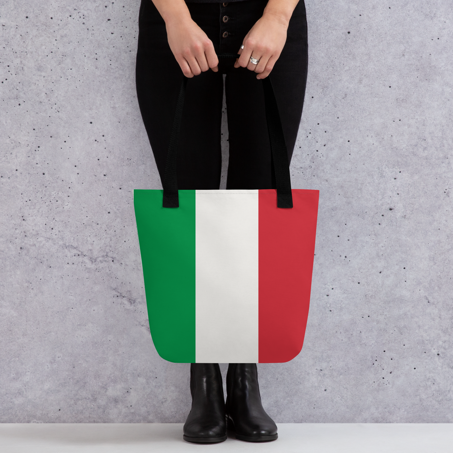 "Italy Flag" Essential Canvas Carryall