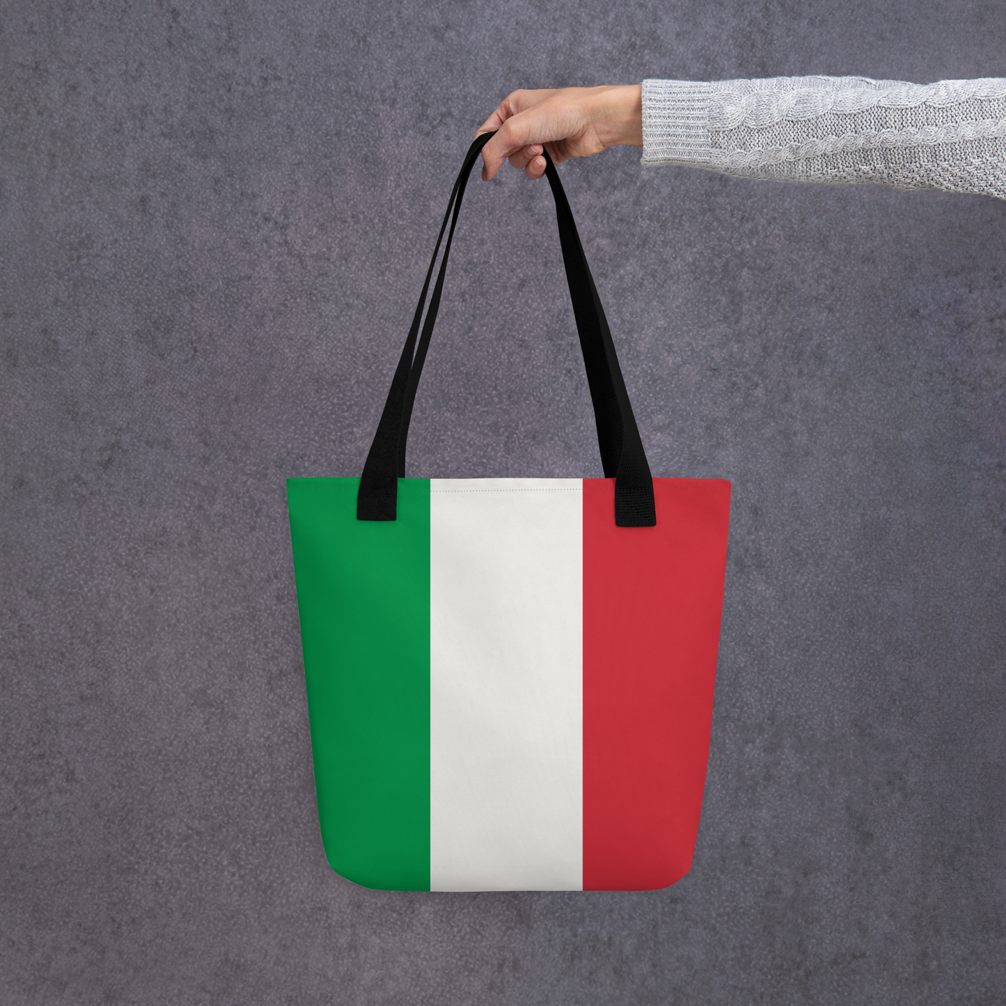 "Italy Flag" Essential Canvas Carryall