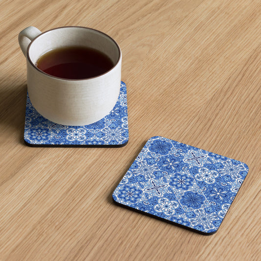 Home Essentials: High-Quality Cork-Back Coaster