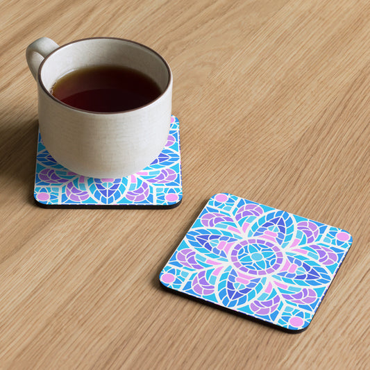 Home Essentials: High-Quality Cork-Back Coaster