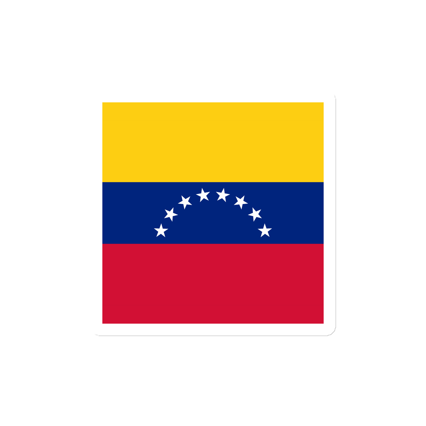 "Venezuela Flag" Stylish Die Cut Magnet