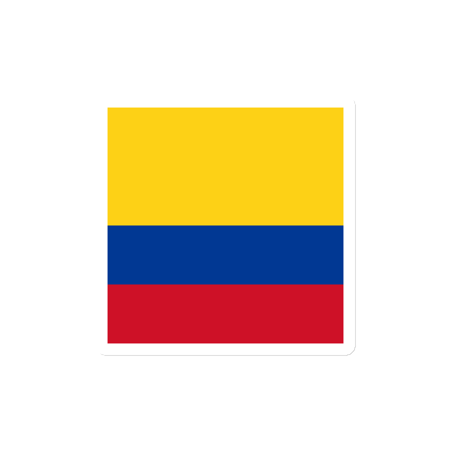 "Colombia Flag" Stylish Die Cut Magnet