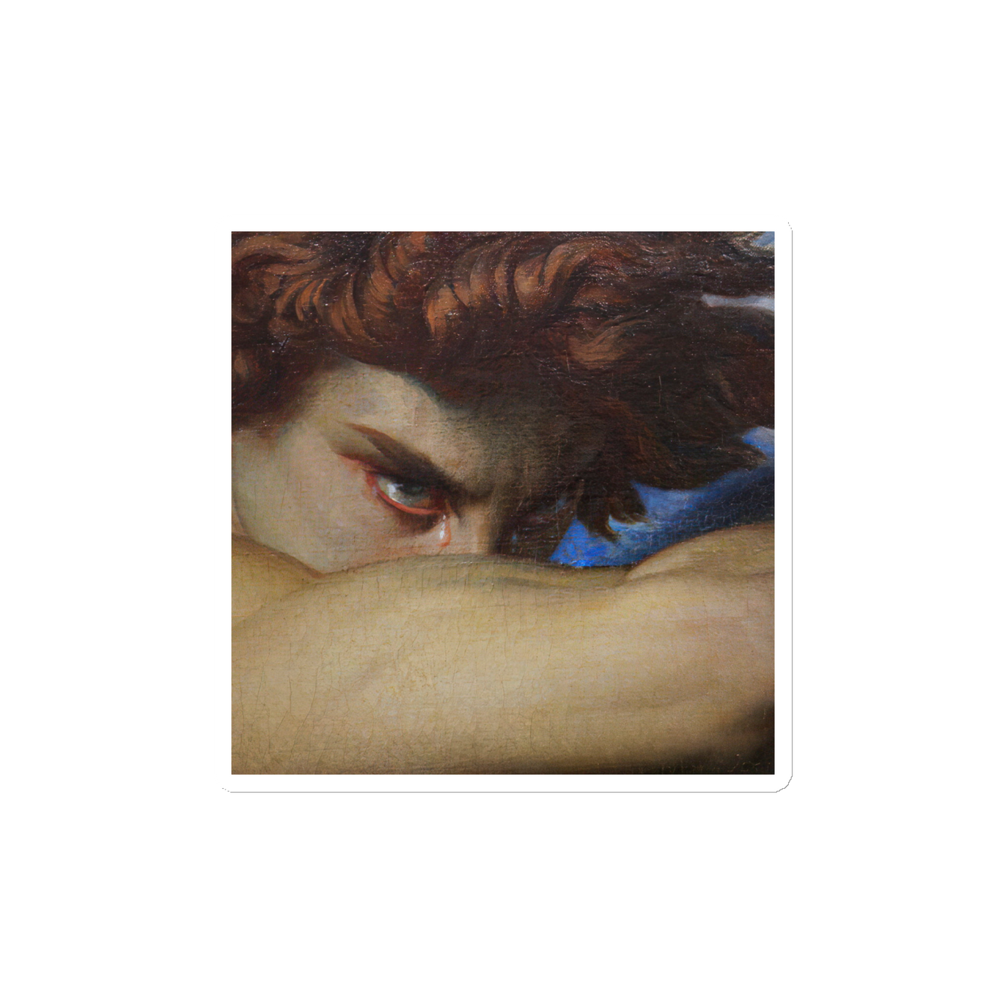 "L'Ange Dechu x Alexandre Cabanel" motif Stylish Die Cut Magnet