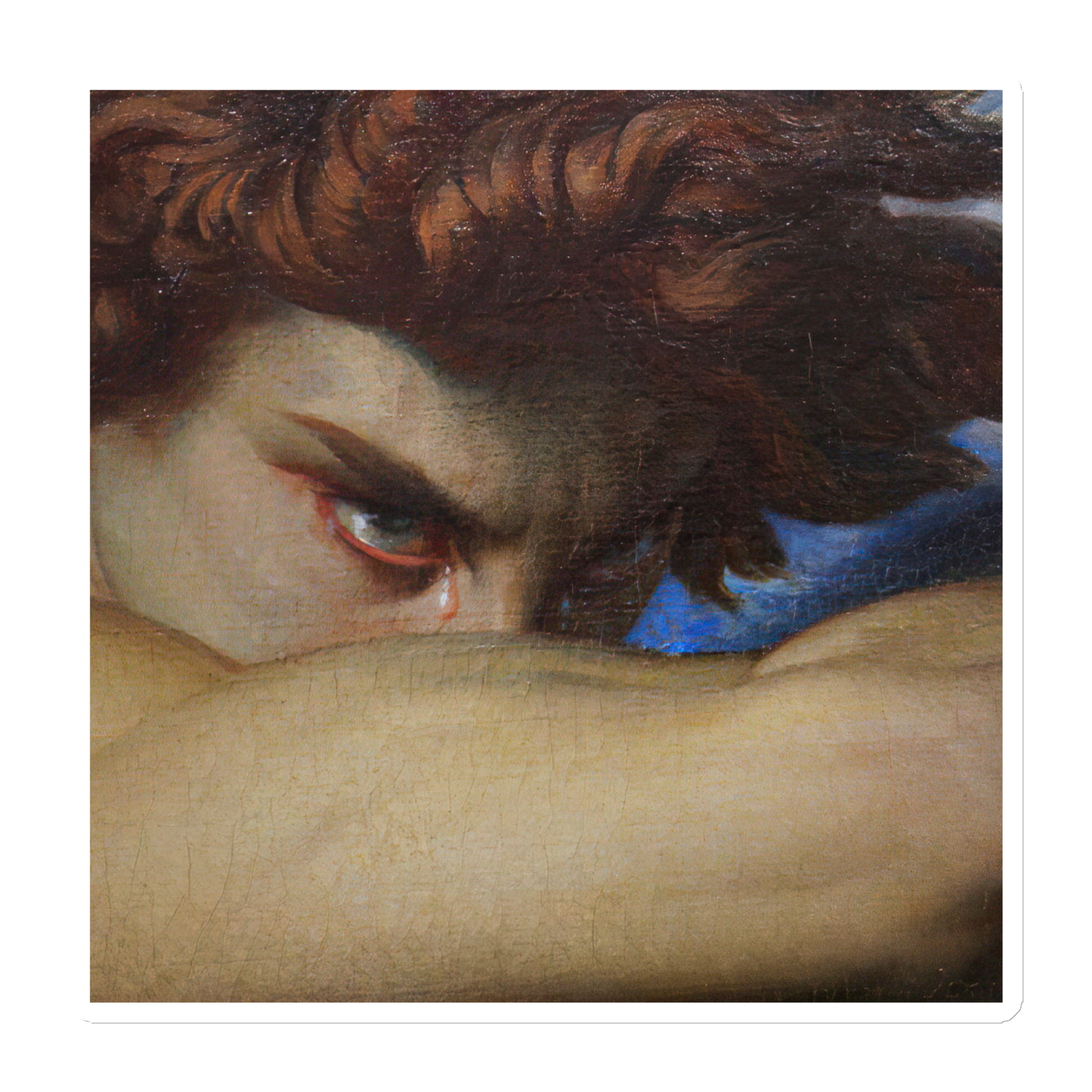 "L'Ange Dechu x Alexandre Cabanel" motif Stylish Die Cut Magnet