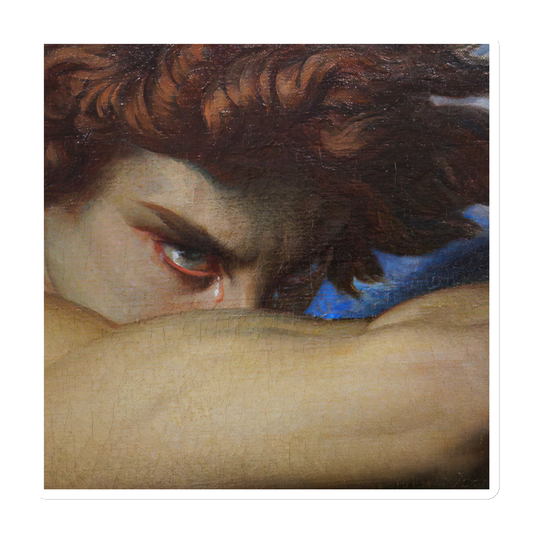 "L'Ange Dechu x Alexandre Cabanel" motif Stylish Die Cut Magnet