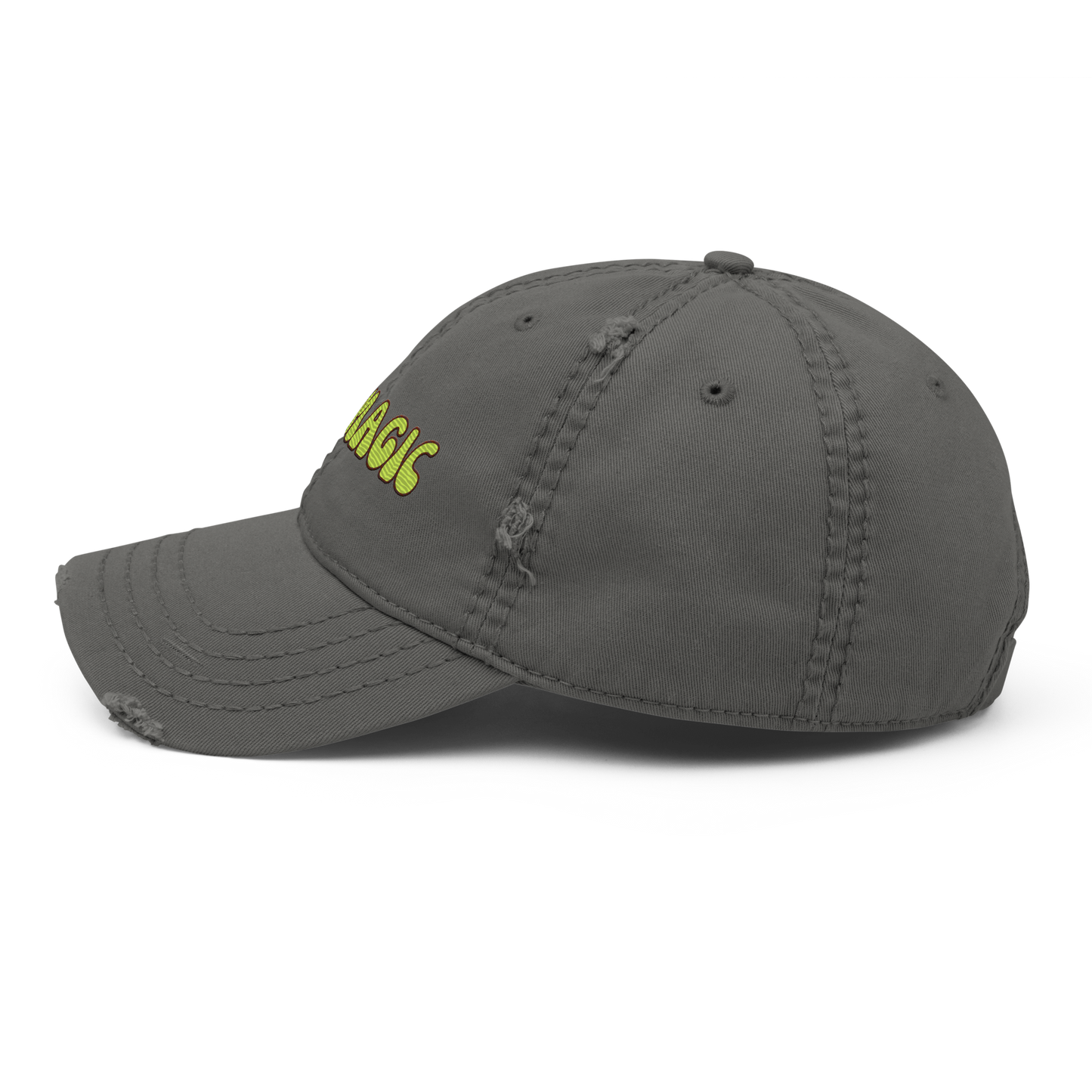 Distressed Faded Dad Hat with “I’m Magic - Ink” print