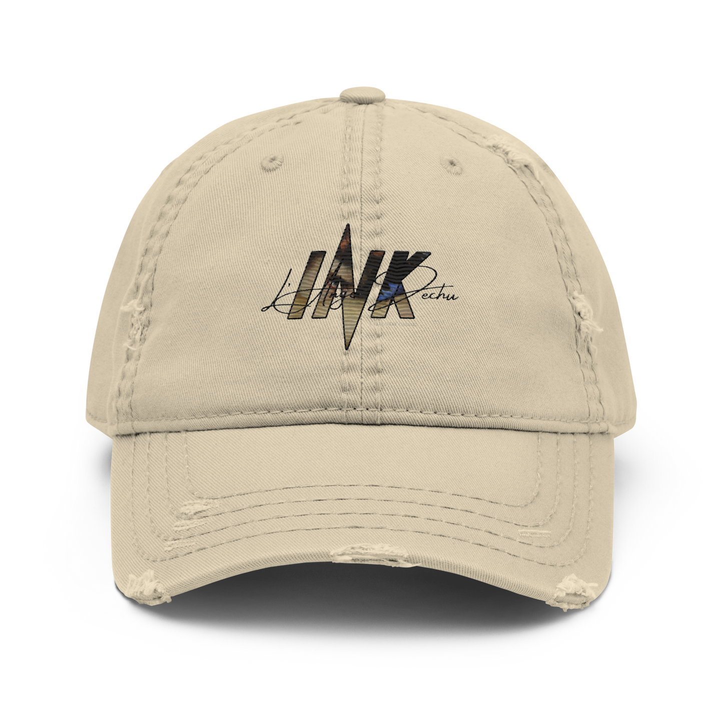 “L'Ange Dechu x Alexandre Cabanel” motif Distressed Faded Dad Hat