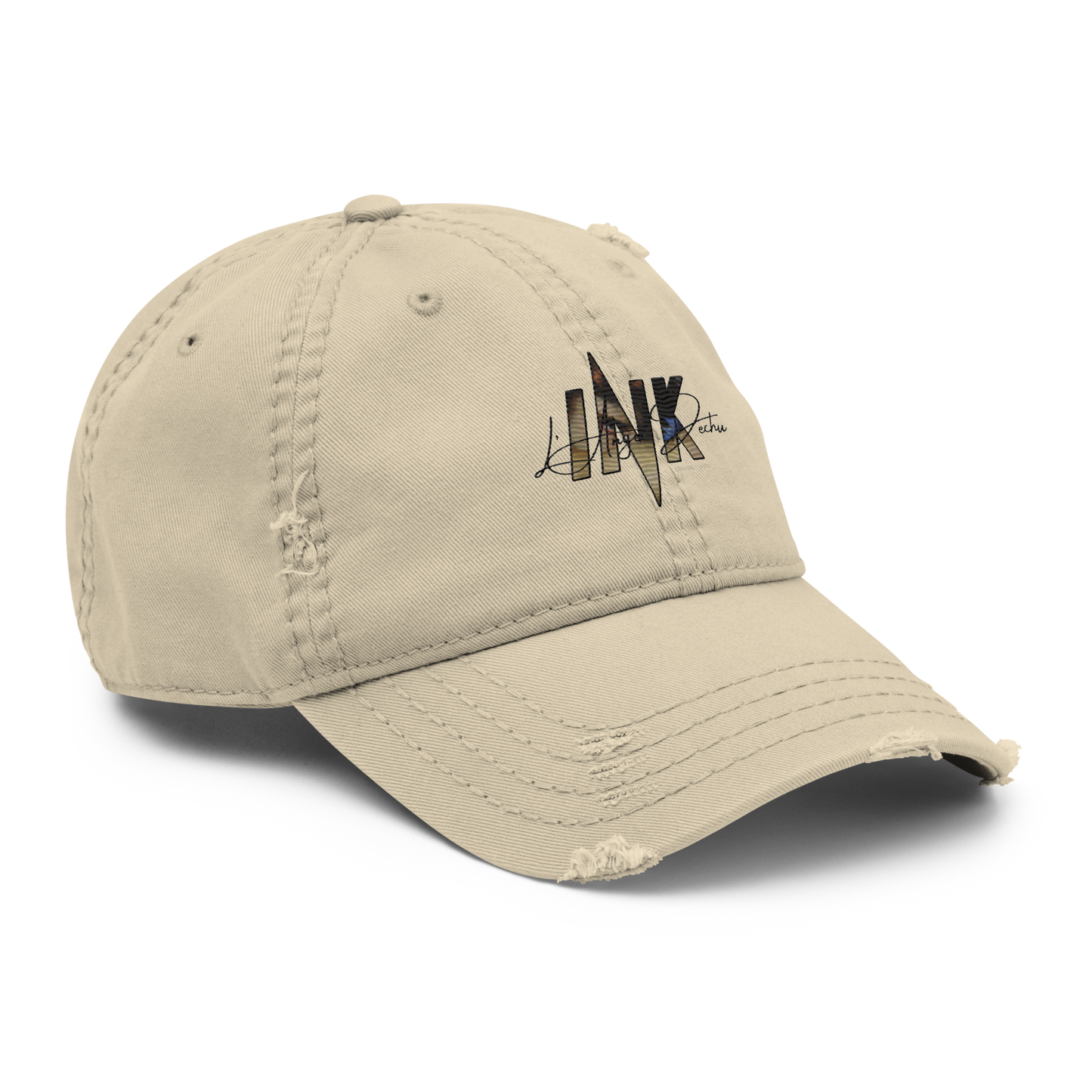 “L'Ange Dechu x Alexandre Cabanel” motif Distressed Faded Dad Hat