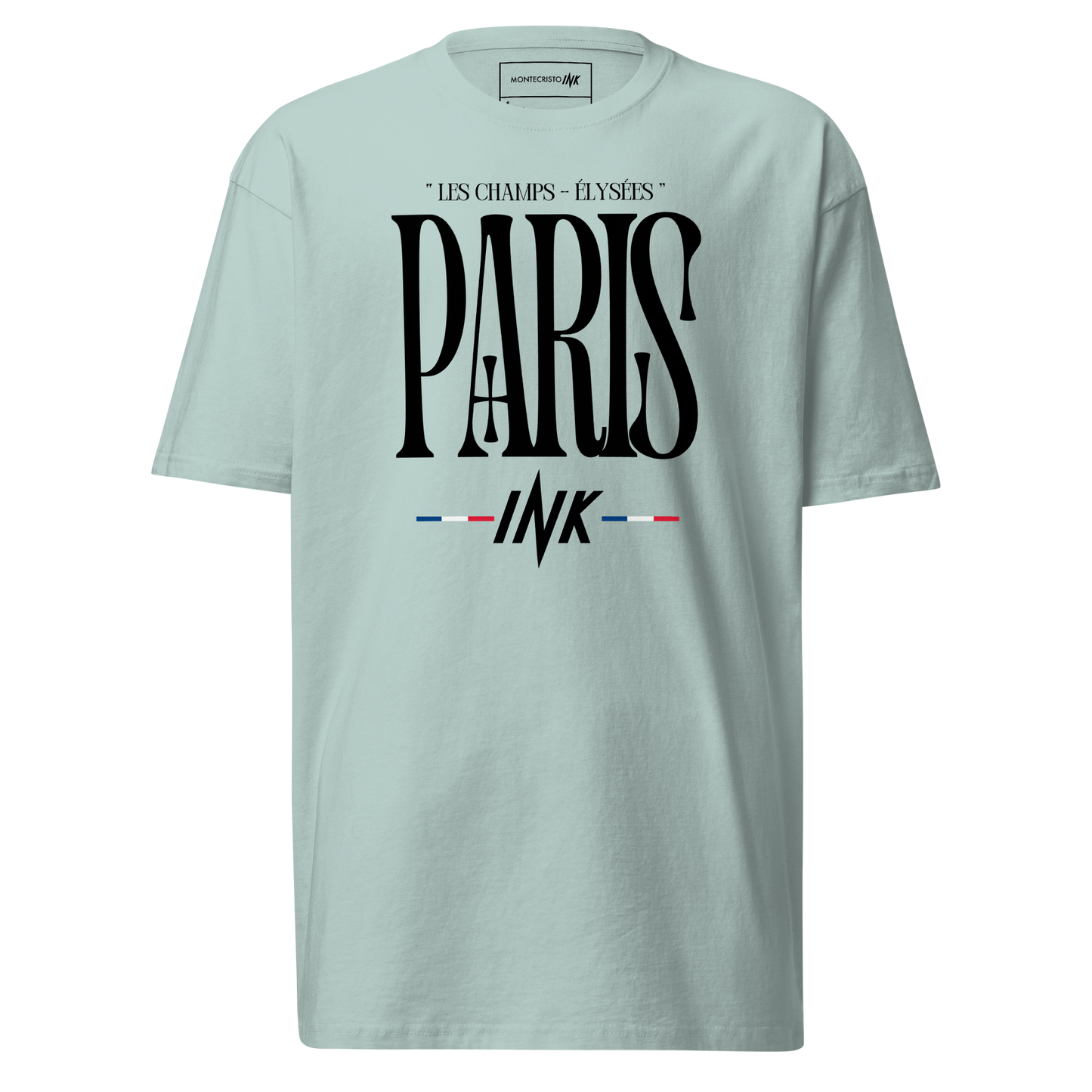 Premium Tee with “LES CHAMPS ELYSÉES, PARIS” Print