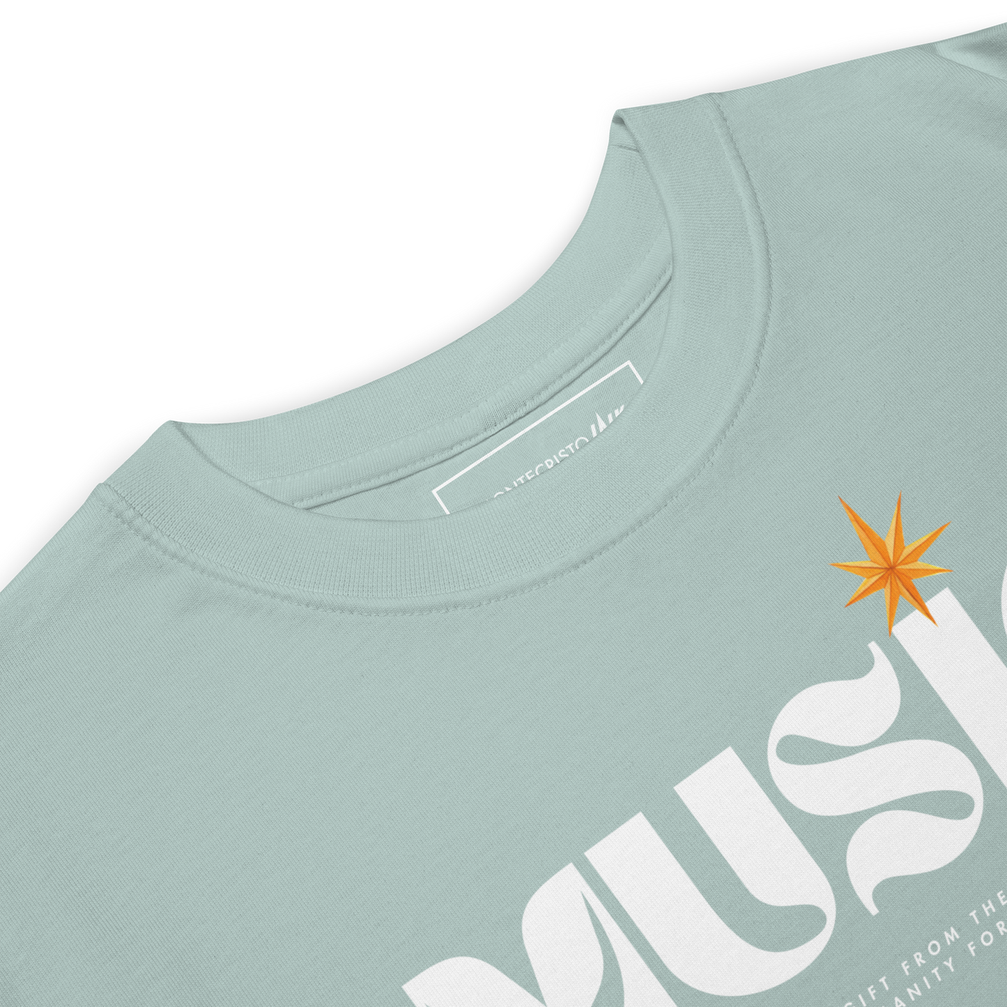 Premium T-shirt with "Music" motif