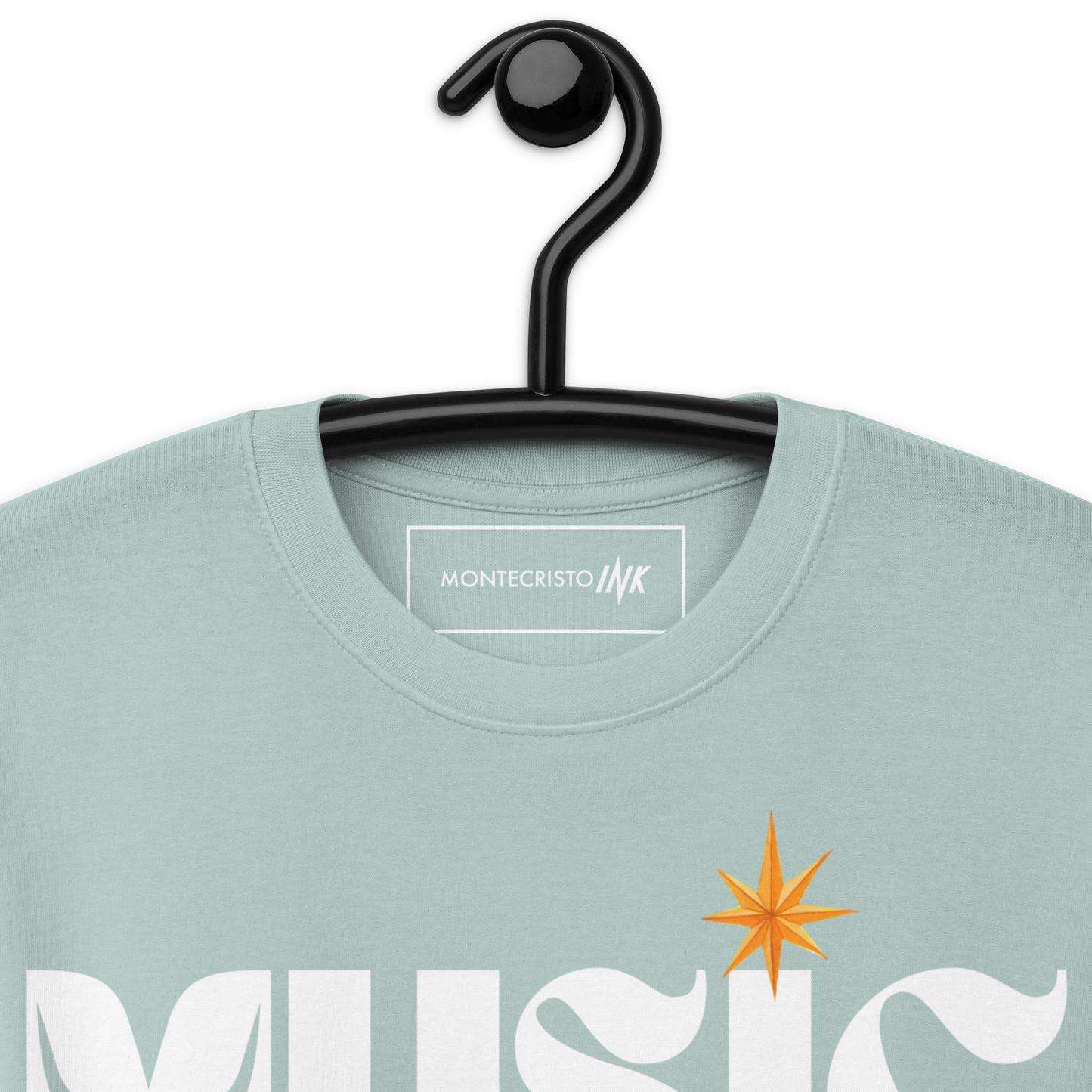 Premium T-shirt with "Music" motif