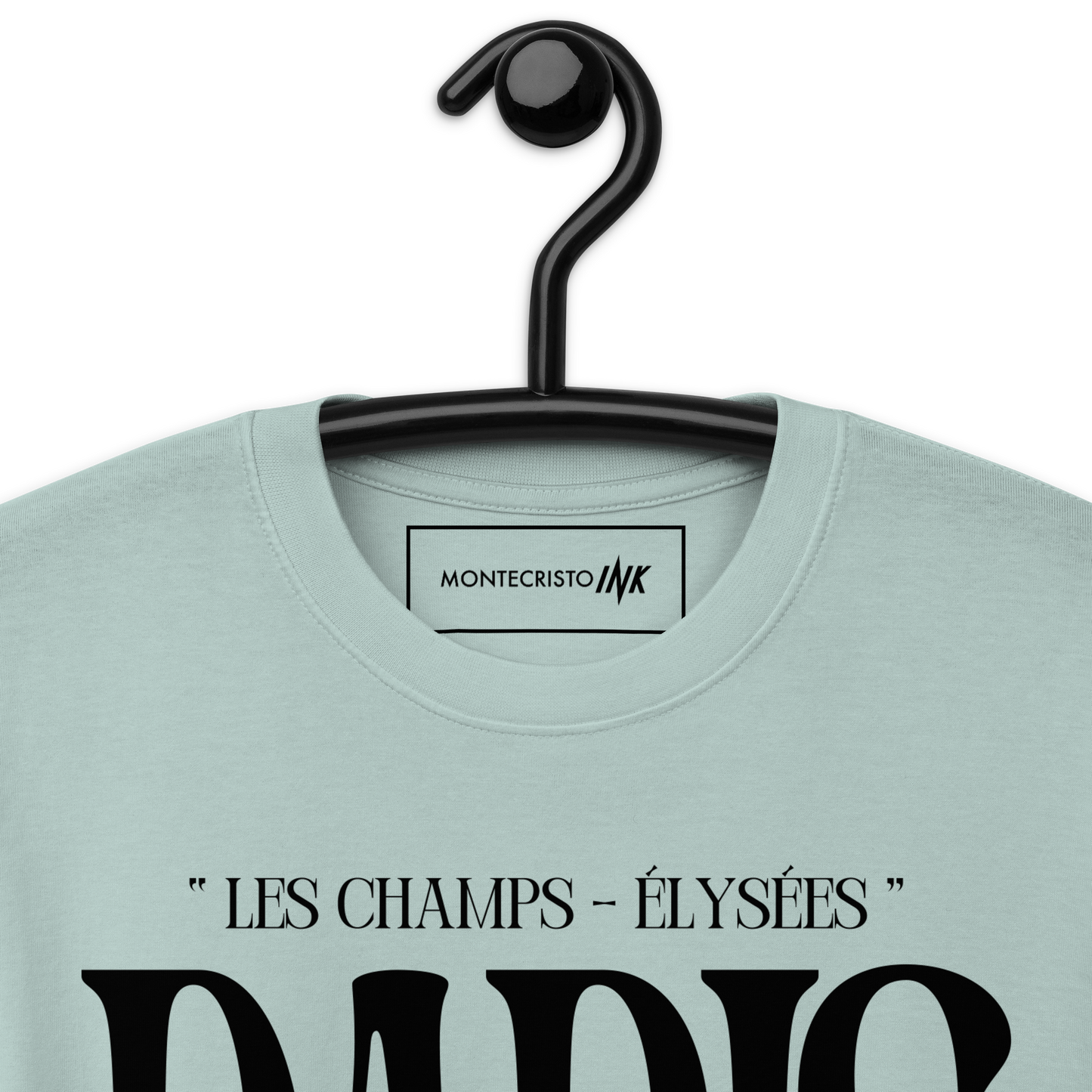 Premium Tee with “LES CHAMPS ELYSÉES, PARIS” Print