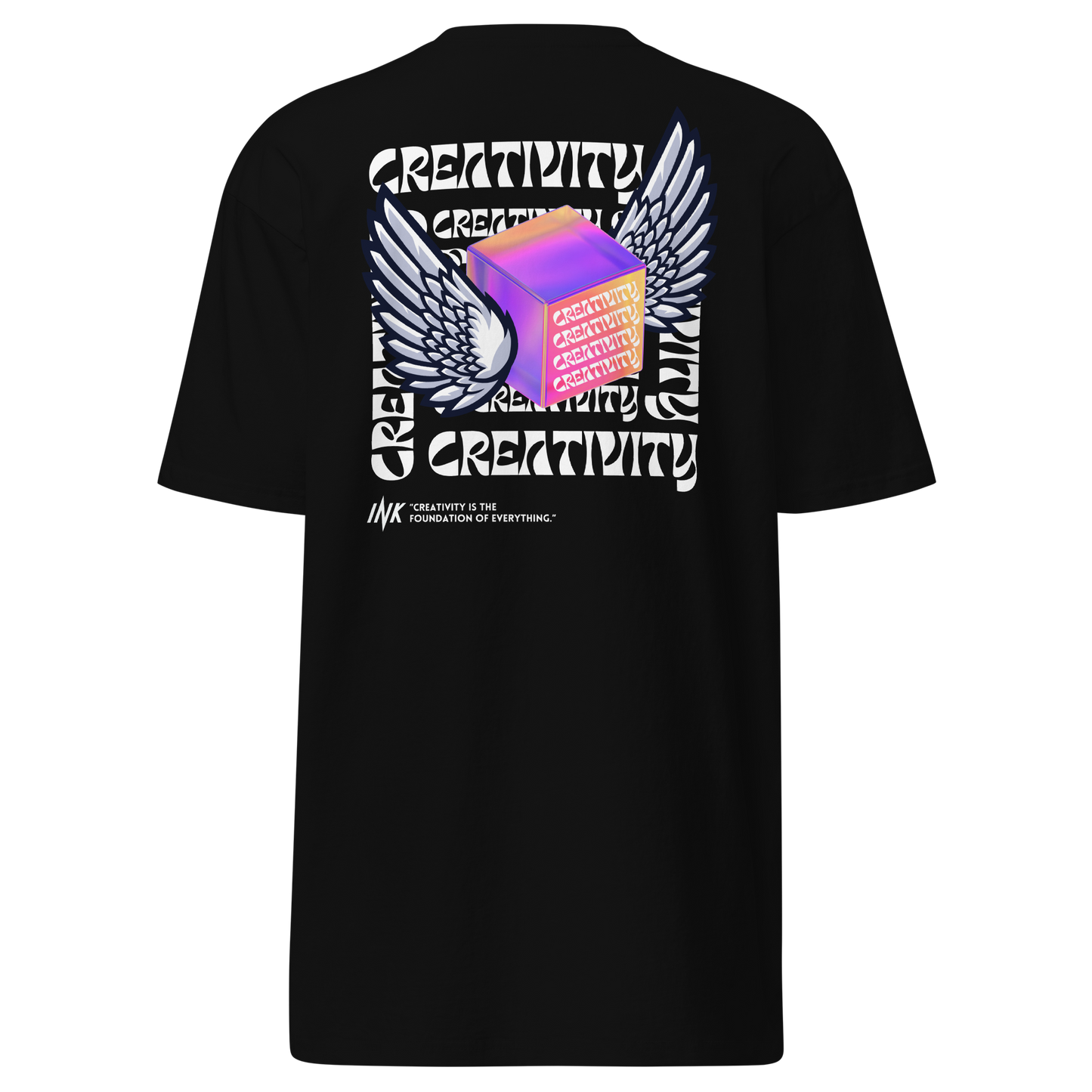 Premium T-shirt with Iconic "Cube of Creativity" print