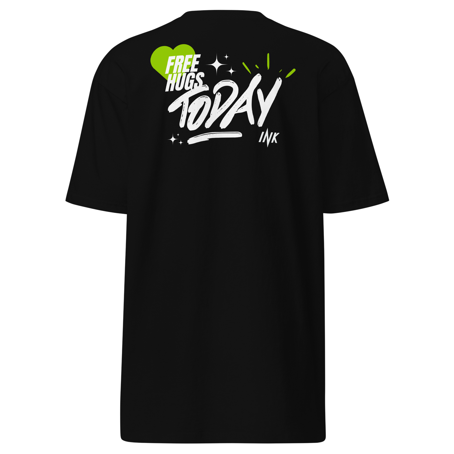 Premium T-shirt with "Free Hugs Today" design