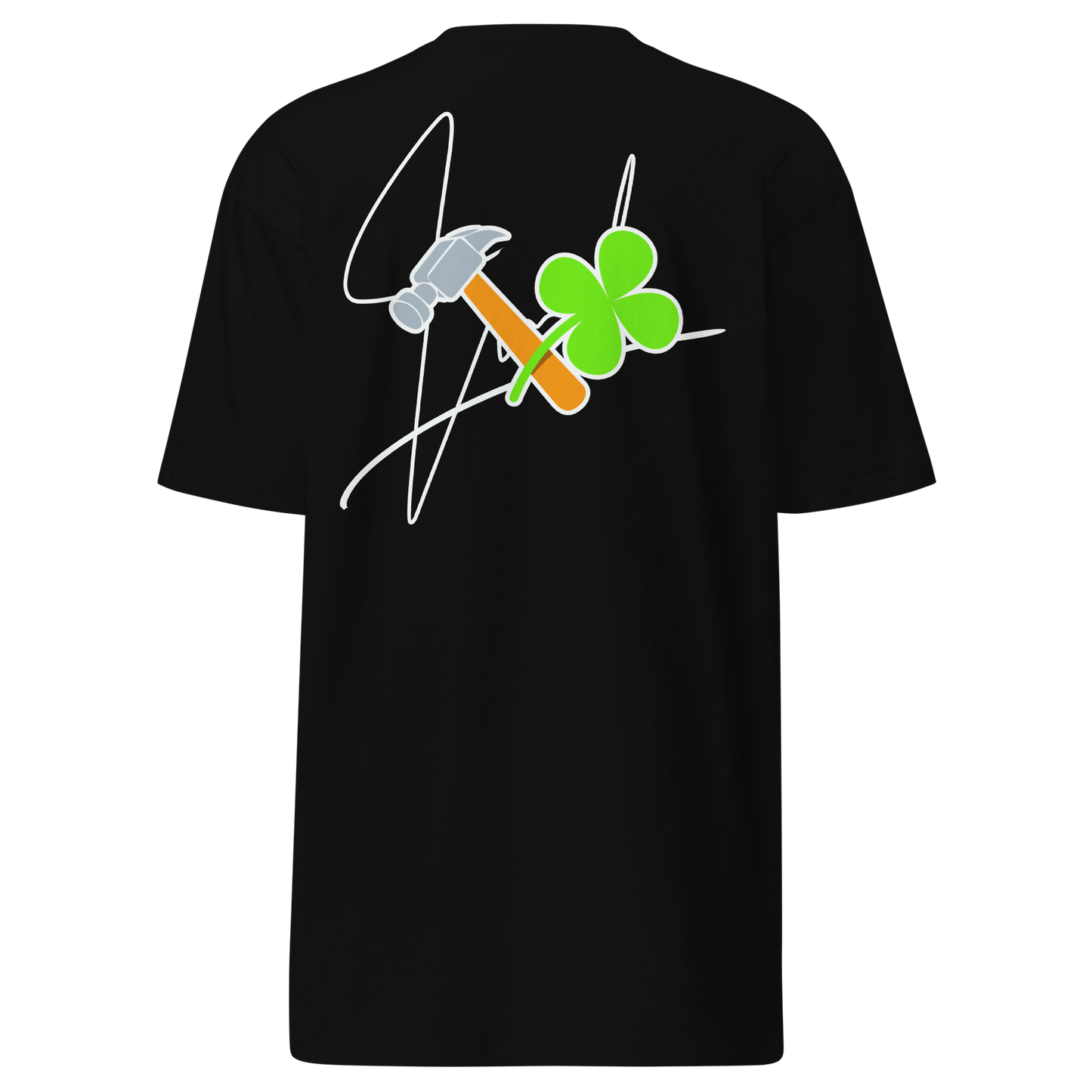 Premium T-shirt with iconic “Lucky Worker” motif