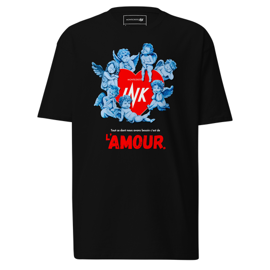 Premium T-shirt with Iconic “AMOUR” motif