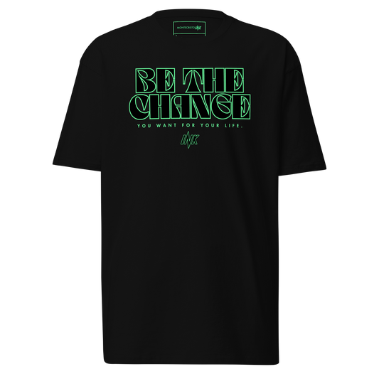 "Be The Change" Emblematic Premium Tee