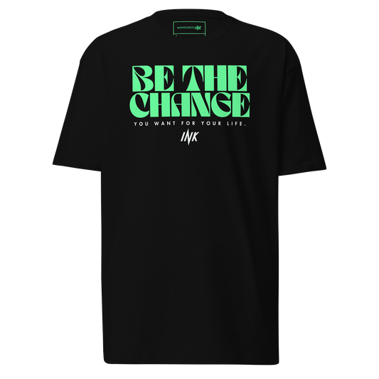 "Be The Change" Emblematic Premium Tee