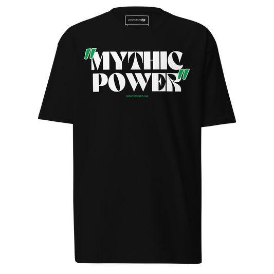 Premium T-shirt with iconic “Mythic Power” motif