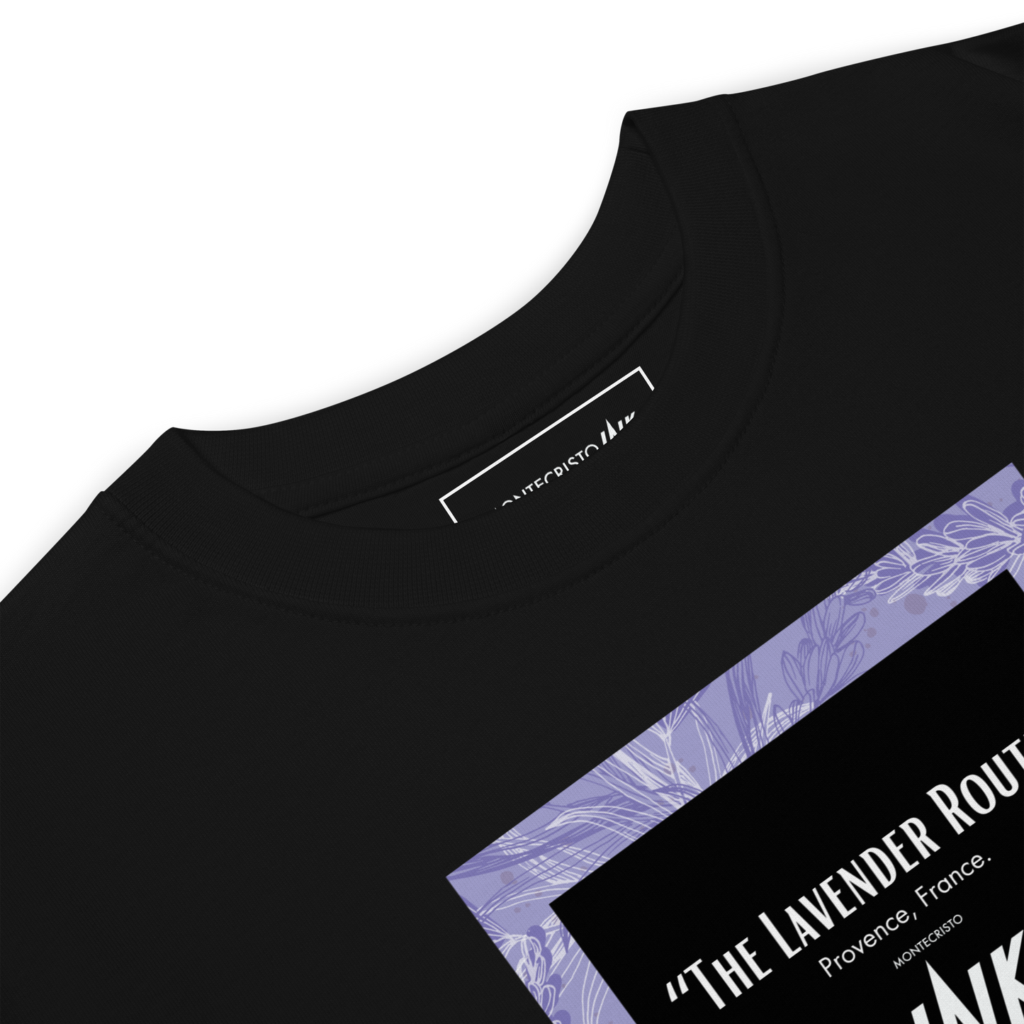 “The Lavender Route” motif Premium tee