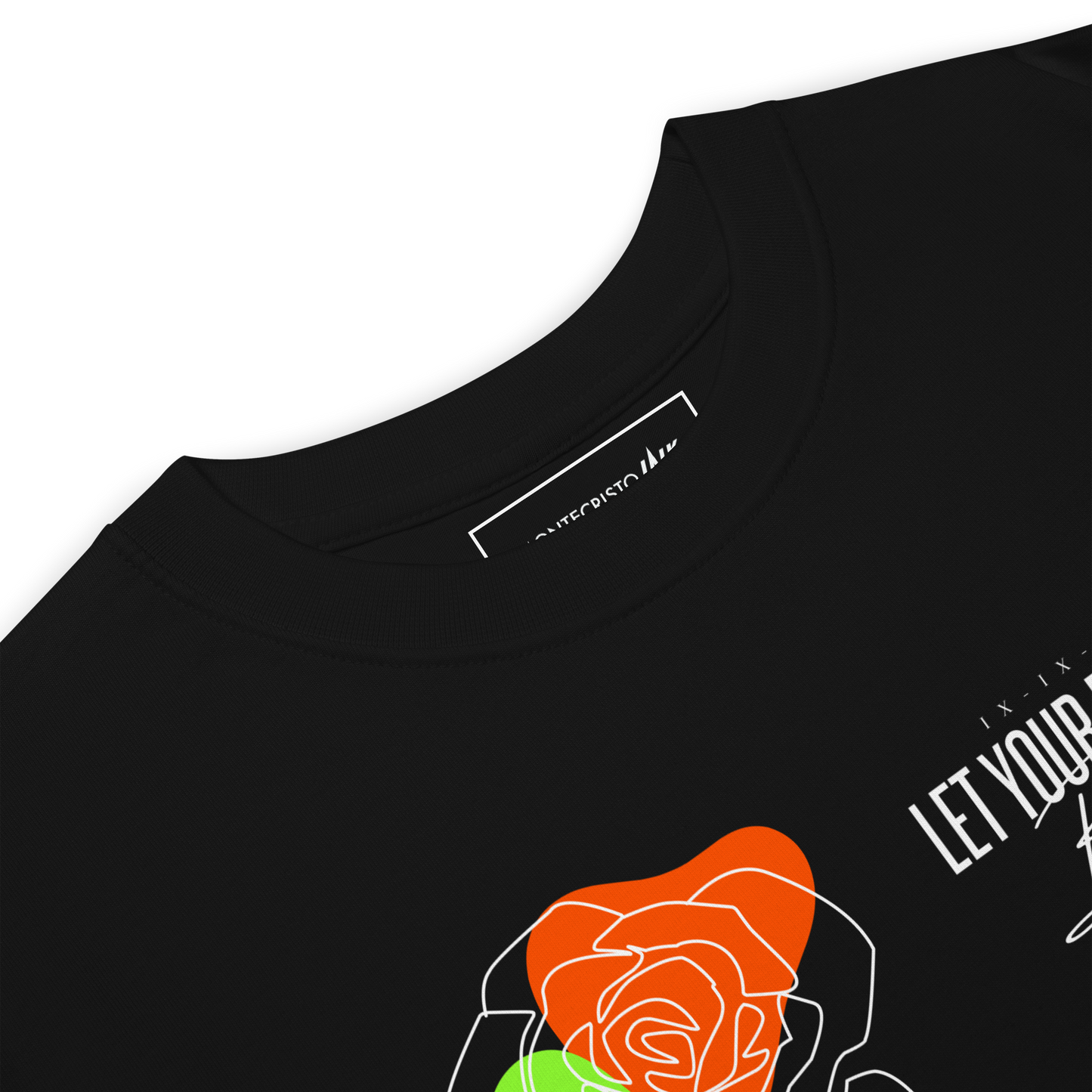 Premium T-shirt with "Let Your Dreams Blossom" design