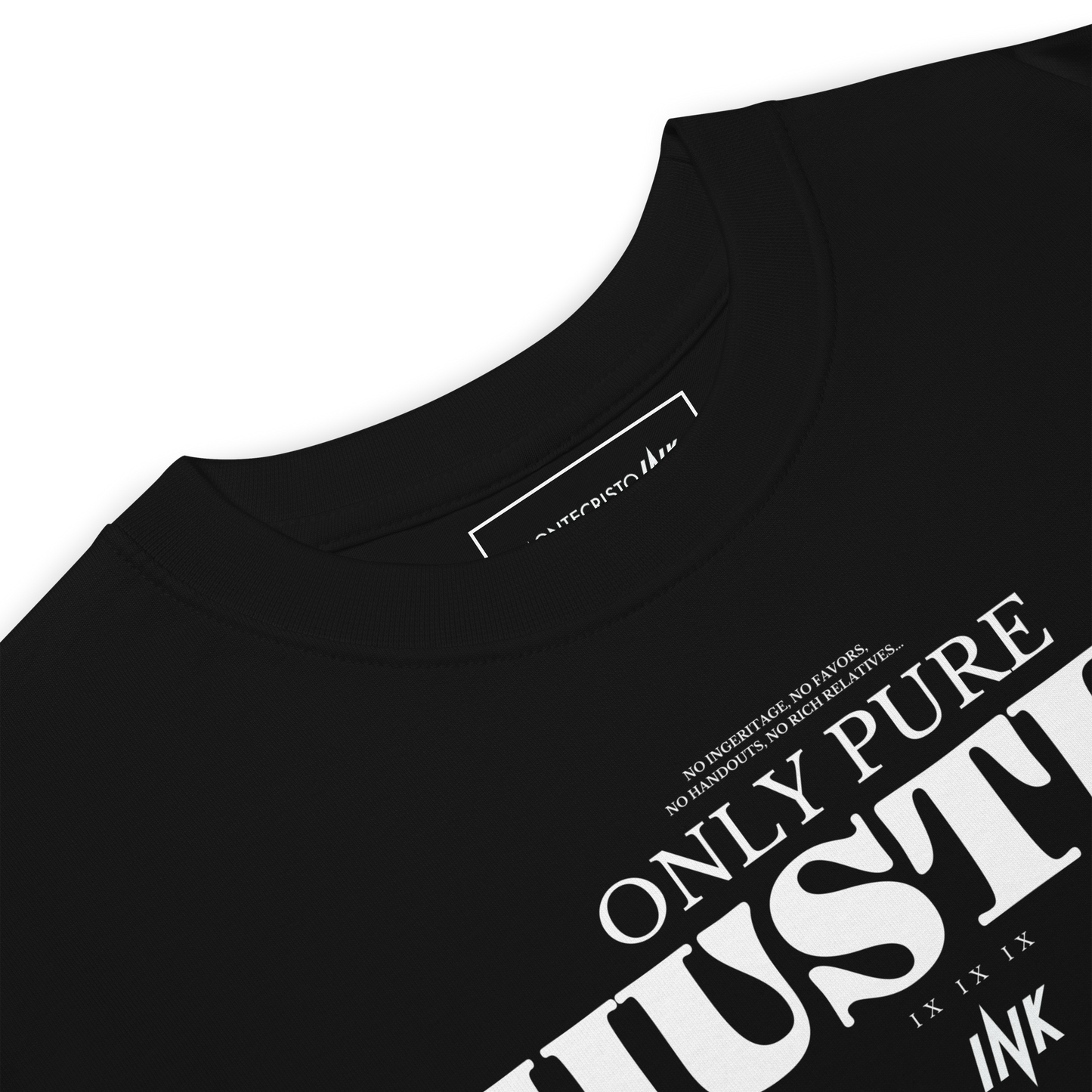 Premium Tee with "Only Pure Hustle" motif