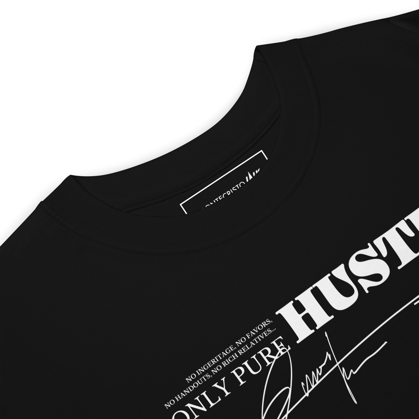 Premium Tee with "Only Pure Hustle" motif