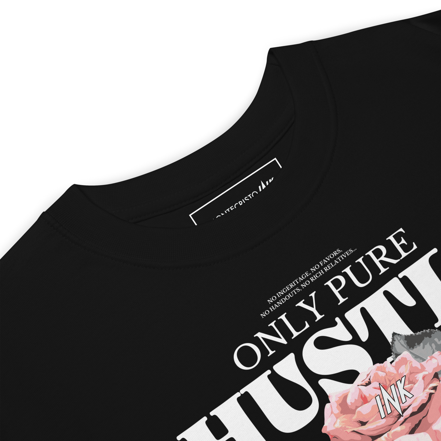 Premium Tee with "Only Pure Hustle" motif