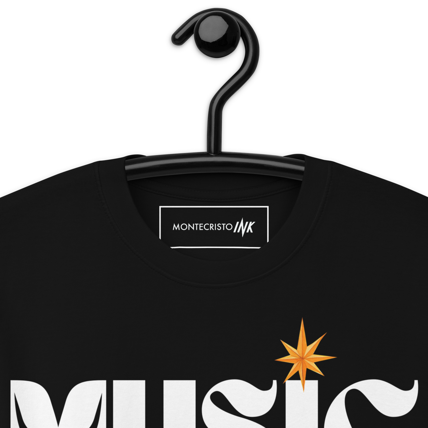 Premium T-shirt with "Music" motif